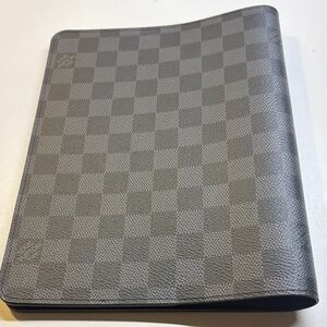 Louis Vuitton Gray Checkered Cover